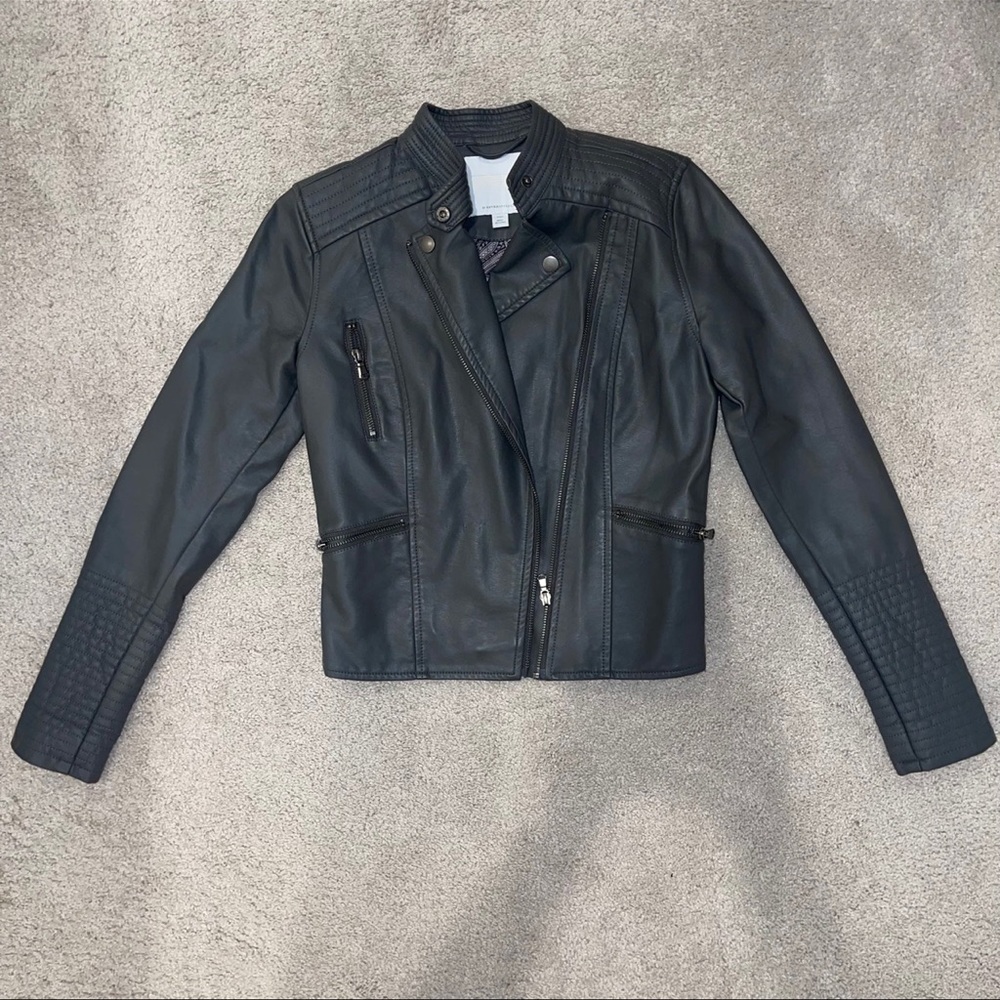 Faux Leather Jacket from Anthropologie